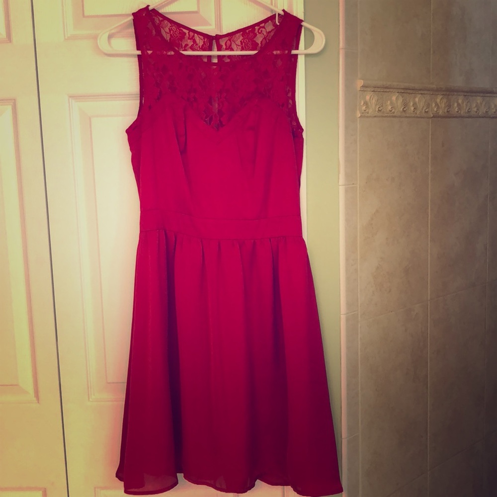 LC Lauren Conrad pink dress